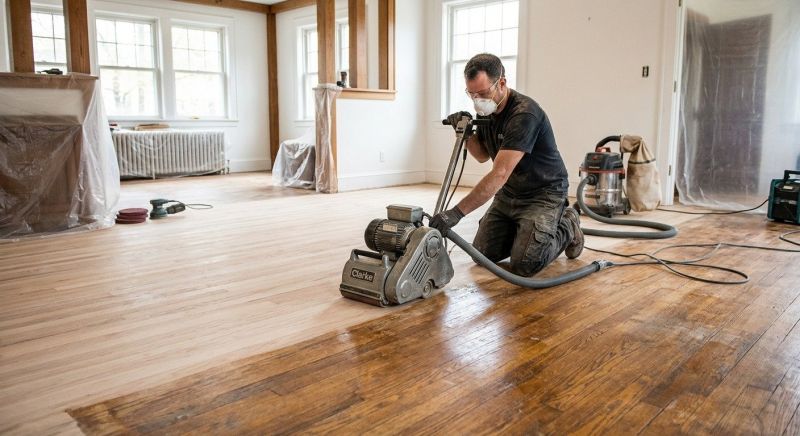 Cherry Floor Refinishing in Overland Park, KS