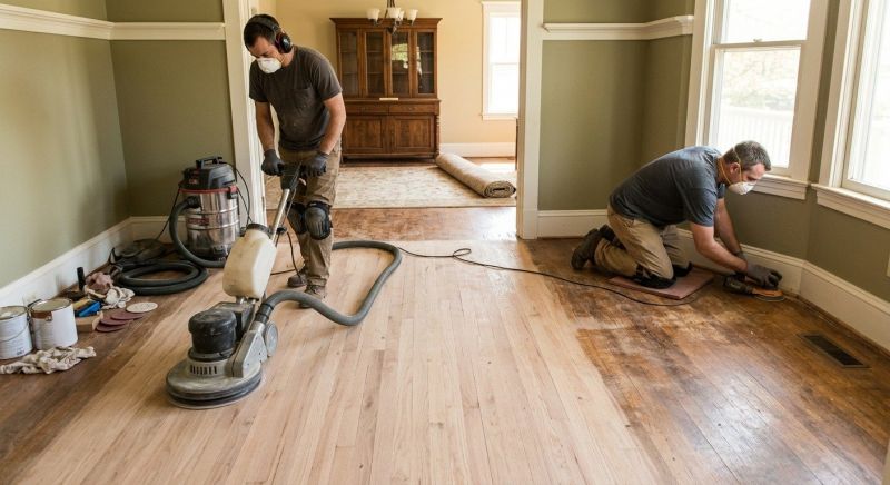 Mahogany Floor Refinishing in Alpharetta, GA