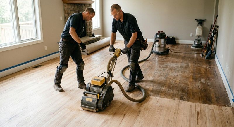 Parquet Floor Refinishing in Overland Park, KS